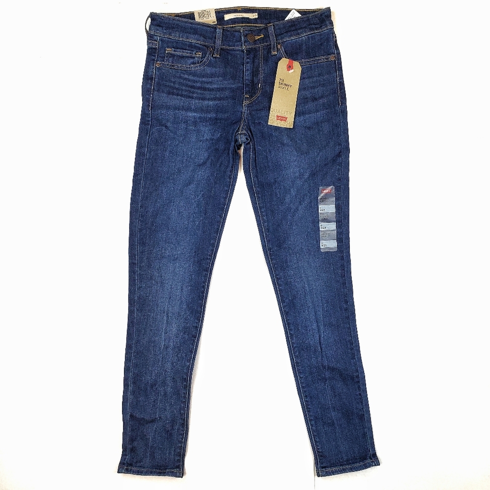 Levis Strauss Skinny Ankle Mens Youth O 25W Jeans - Picture 1 of 6